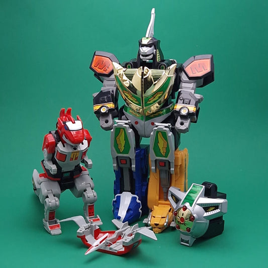 POWER RANGERS MMPR ☆ DELUXE MEGAZORD DRAGONZORD Bundle ☆ Original 90's Bandai