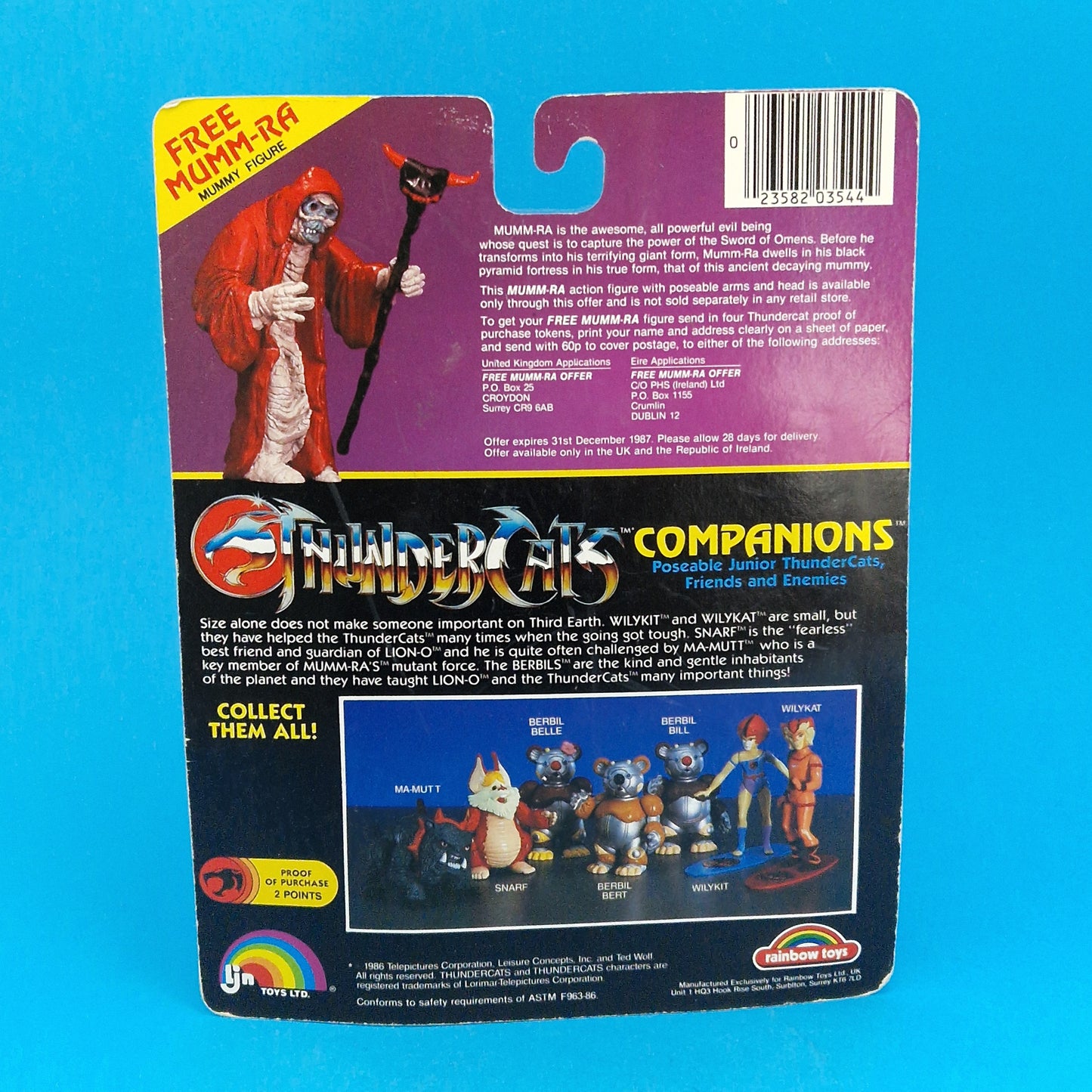 THUNDERCATS ☆ MA-MUTT Action Figures ☆ Vintage LJN Original 80s Loose Chain