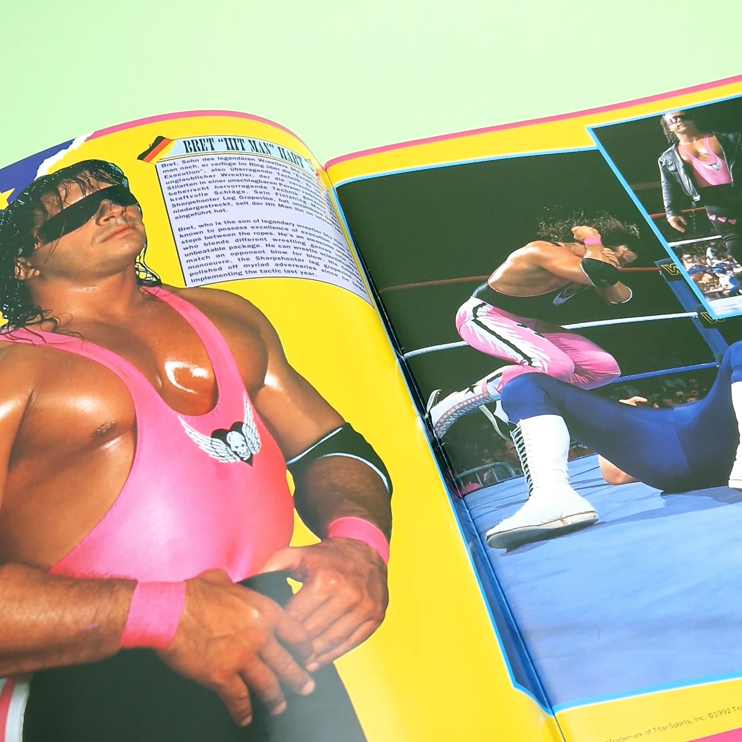 WWF WWE ☆ RAMPAGE TOUR 1992 Official Souvenir Programme Vintage Wrestling ☆ Titan Sports
