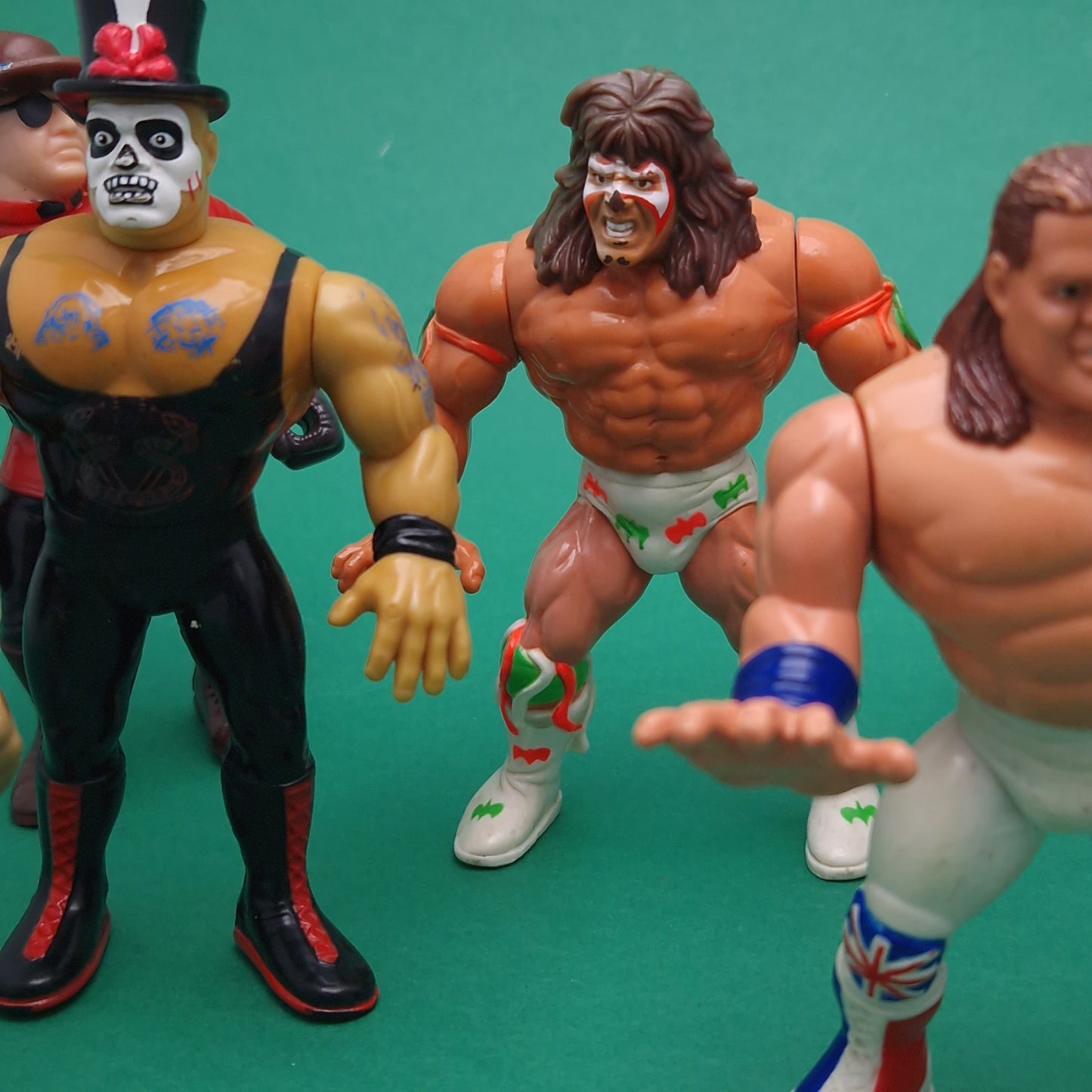 WWF HASBRO ☆ 7x Bundle LEGION OF DOOM Warrior Vintage Wrestling Figure ☆ Original 90s
