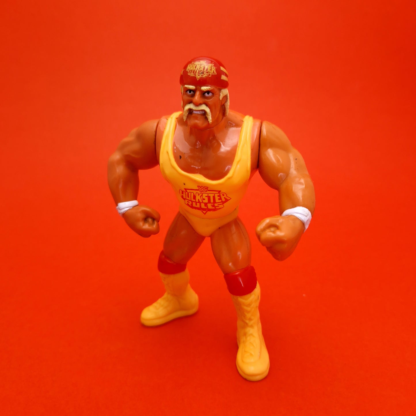 WWF HASBRO ☆ HULK HOGAN Vintage Wrestling Figure ☆ Original 90s Series 3 Bio