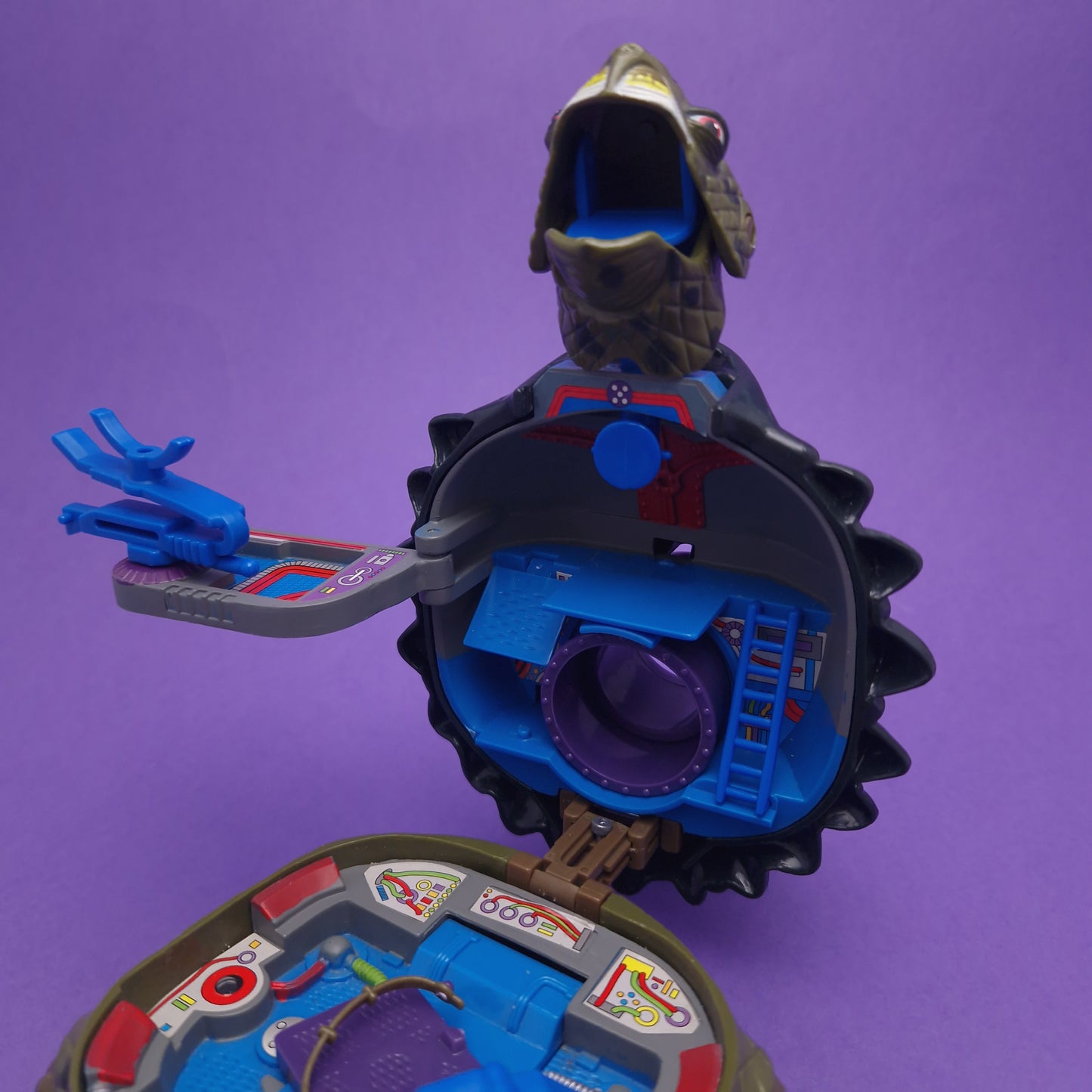 TEENAGE MUTANT NINJA TURTLES ☆ TOKKA TECHNODROME Playset Figure Vintage ☆ Loose Turtle Mini Mutants