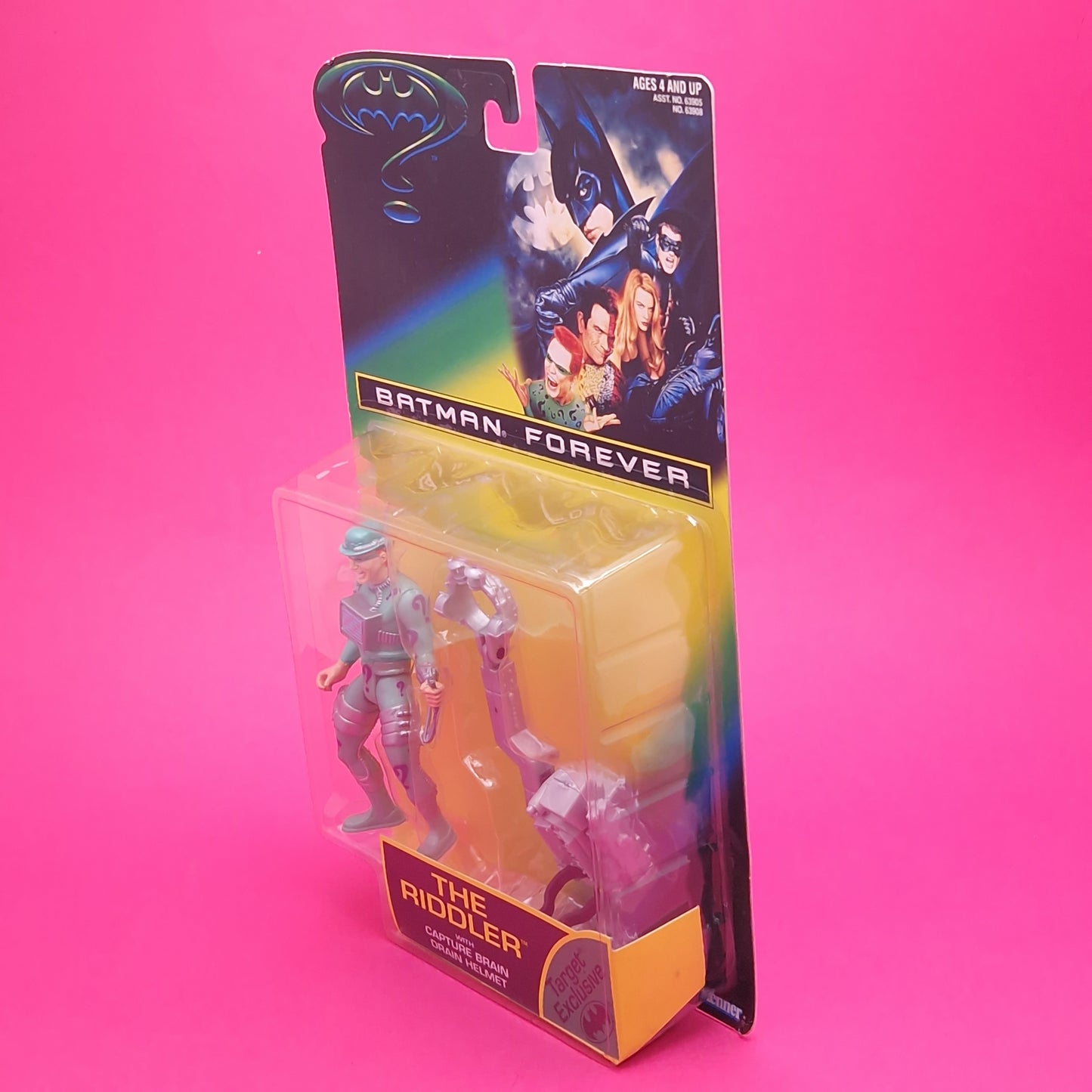 BATMAN FOREVER ☆ Target Exclusive RIDDLER Figure ☆ Vintage Kenner CARDED