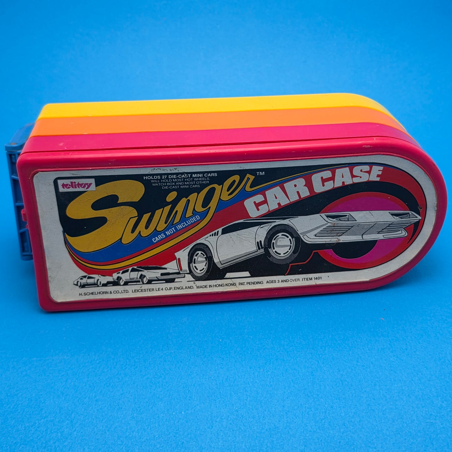 SWINGER ☆ CAR CASE TELITOYS for Cars 80s Vehicle ☆ Diecast Car Vintage