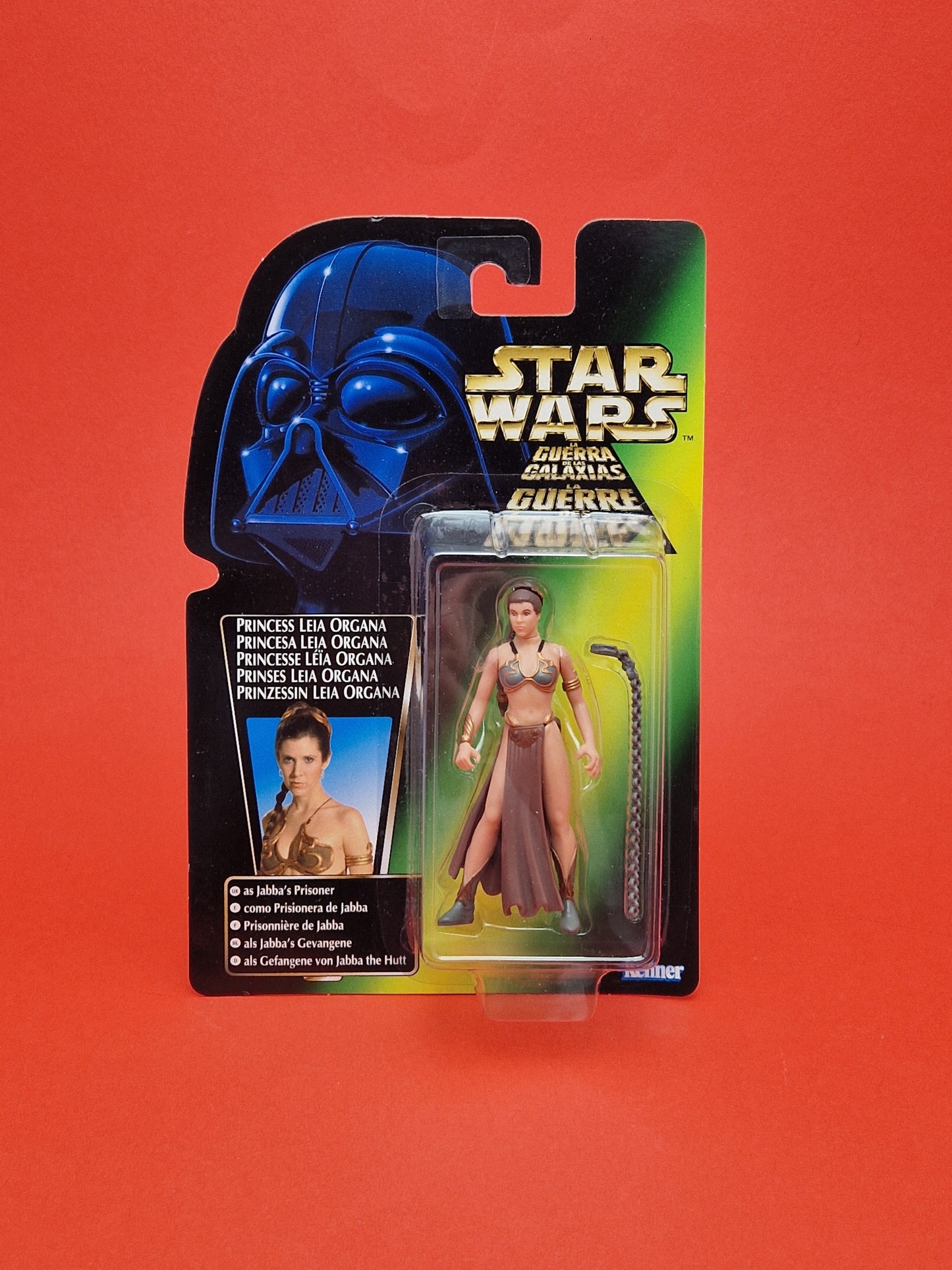 STAR WARS POTF ☆ PRINCESS LEIA ORGANA JABBAS PRISONER Figure ☆ MOC Sealed Carded Kenner Power of the Force