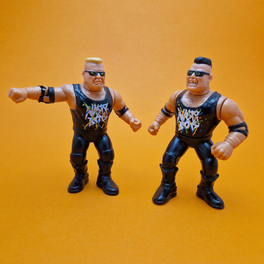 WWF HASBRO ☆ NASTY BOYS TAG Vintage Wrestling Figure ☆ Original 90s Series 5