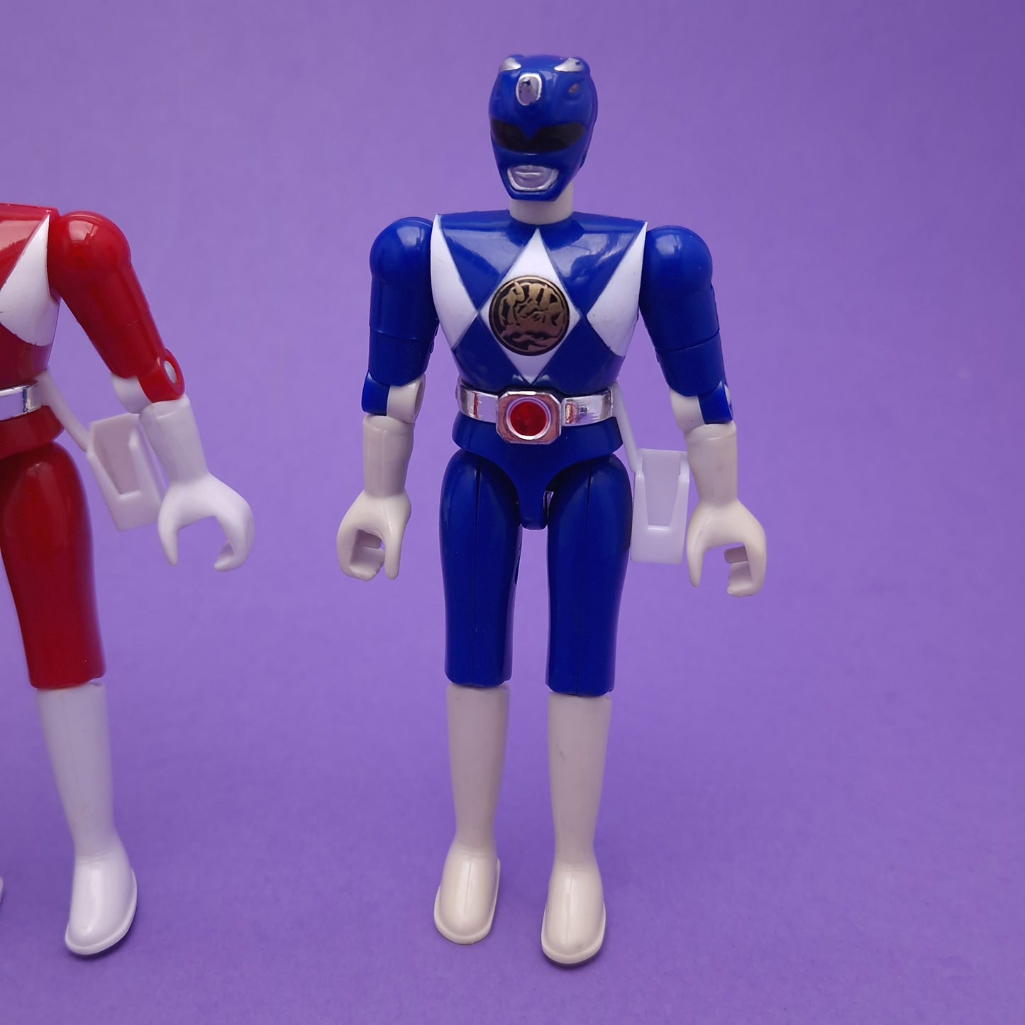 POWER RANGERS MMPR ☆ BLACK BLUE RED Rangers Figures ☆ Vintage Bandai 90s