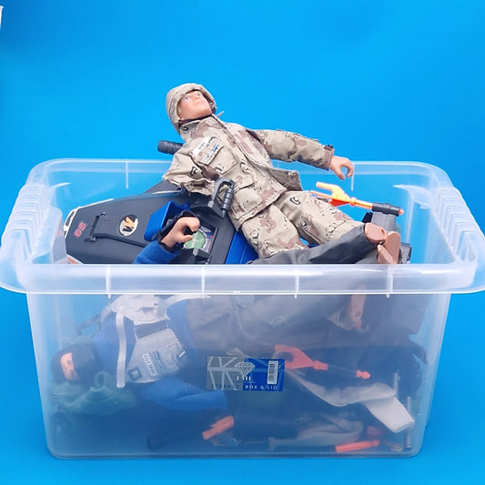 ACTION MAN ☆ DUKE SNAKE EYES BUNDLE Figure Doll ☆ Vintage HASBRO Loose 90's