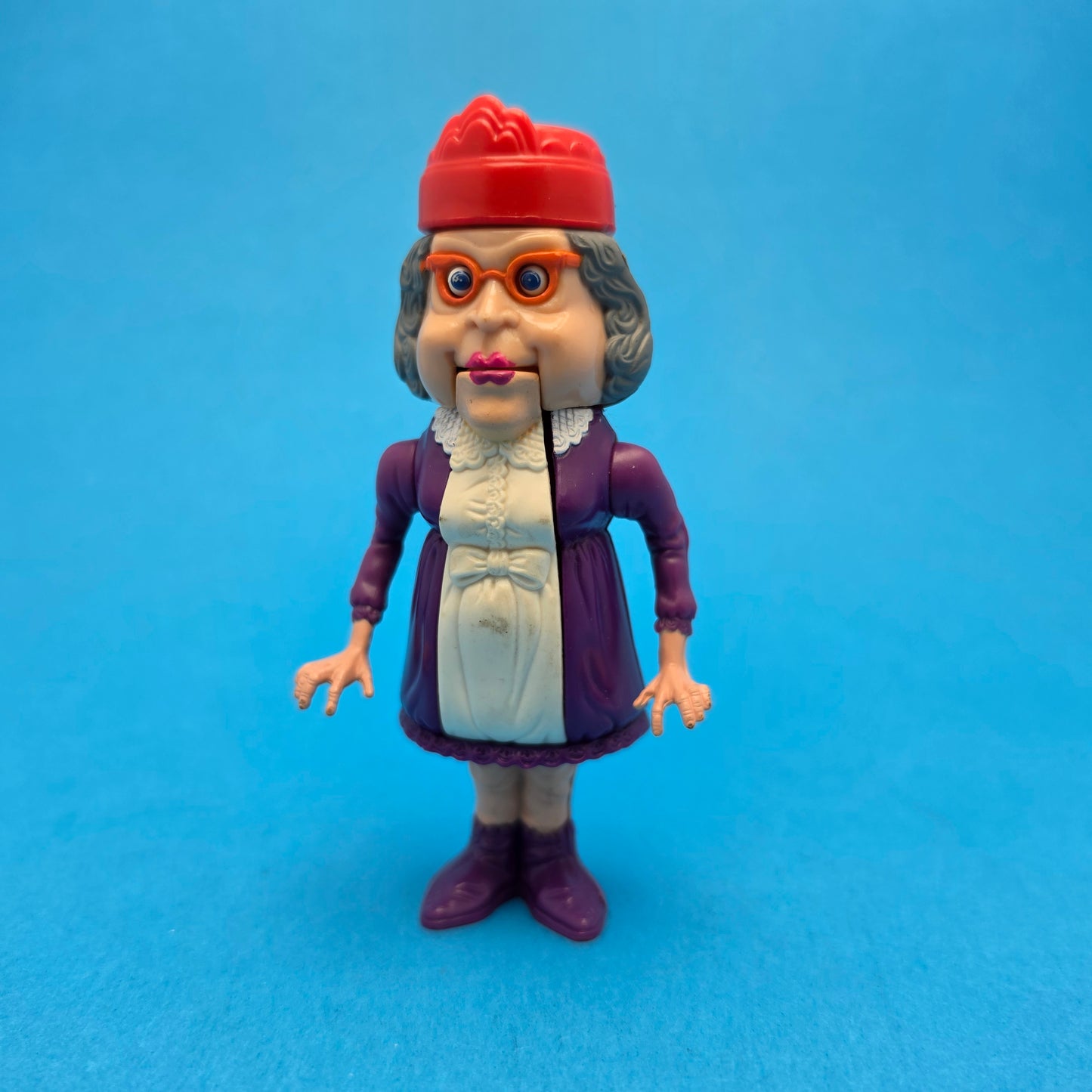 GHOSTBUSTER ☆ GROSS GRANNY HAUNTED HUMAN Vintage Figure ☆ Loose 80s Kenner Original