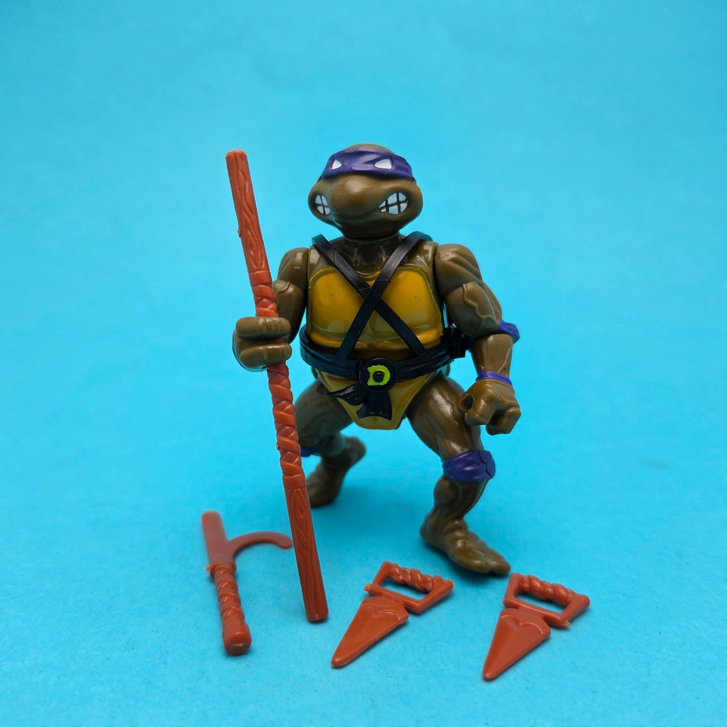 TEENAGE MUTANT NINJA TURTLES ☆ DONATELLO Vintage Action Figure ☆ Loose