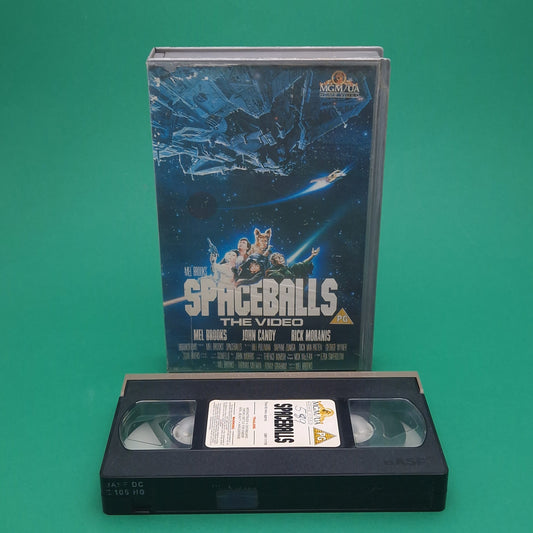 VHS Video ☆ SPACEBALLS Case Tape Cassette 1987 80s Vintage Big Box