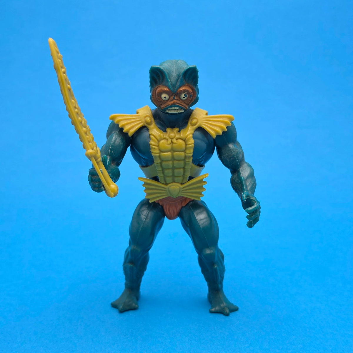 MASTERS OF THE UNIVERSE ☆ MER-MAN Vintage Figure ☆ MOTU 80s Mattel