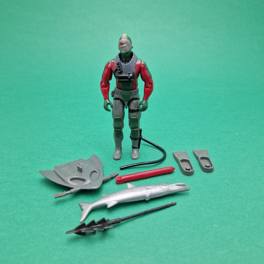 GI JOE ☆UNDERTOW Complete Action Figure ☆ Vintage Action Force Hasbro 1990