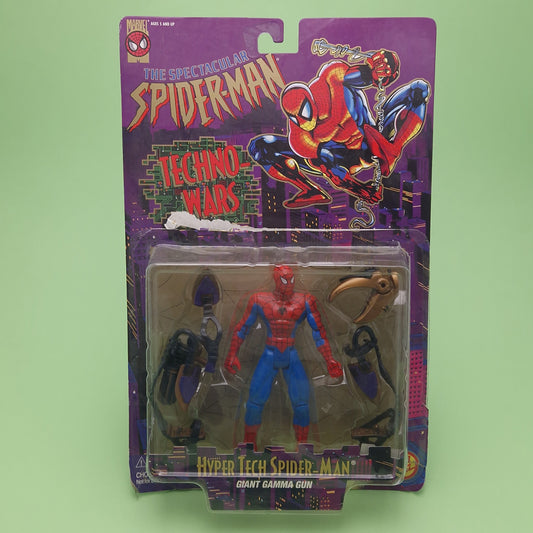 SPIDER-MAN ANIMATED SERIES ☆ TECHNO-WARS HYPER TECH Action Figure ☆ Marvel Toybiz 90s Vintage