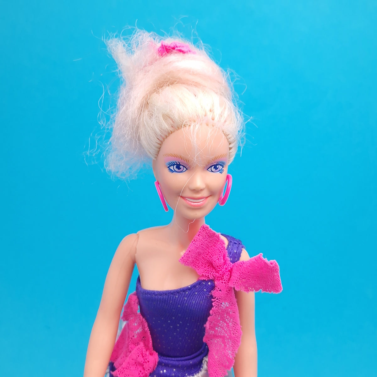 Jem And Rocks JEM AND THE HOLOGRAMS ☆ ROCK N CURL JEM 1987 Figure Doll ☆ Vintage Has ...