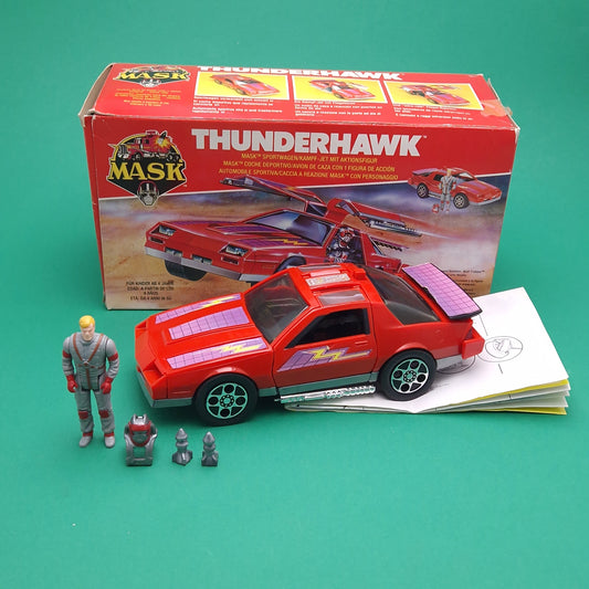 M.A.S.K ☆ MATT TRAKKER THUNDERHAWK Figure Vehicle ☆ Boxed Vintage Kenner 80s