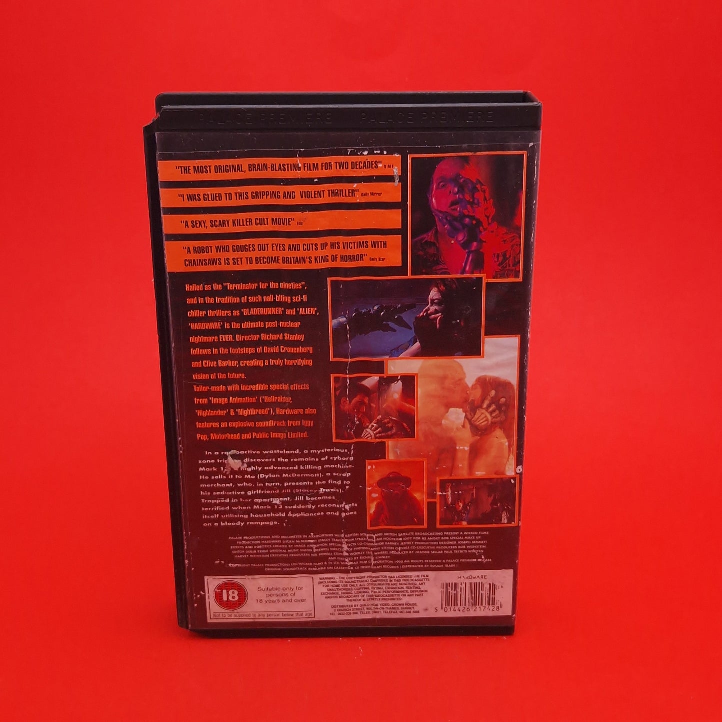 VHS Video ☆ HARDWARE ☆ 90s Big Box Ex Rental 15 Vintage