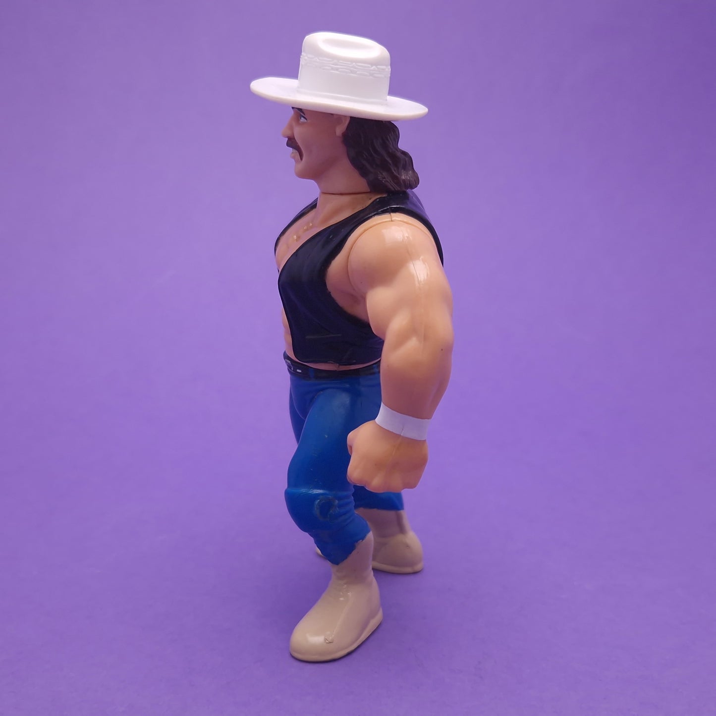 WWF HASBRO ☆ SMOKING GUNNS BILLY & BART GUNN Vintage Wrestling Figure ☆ Green Card Original 90s Series 11