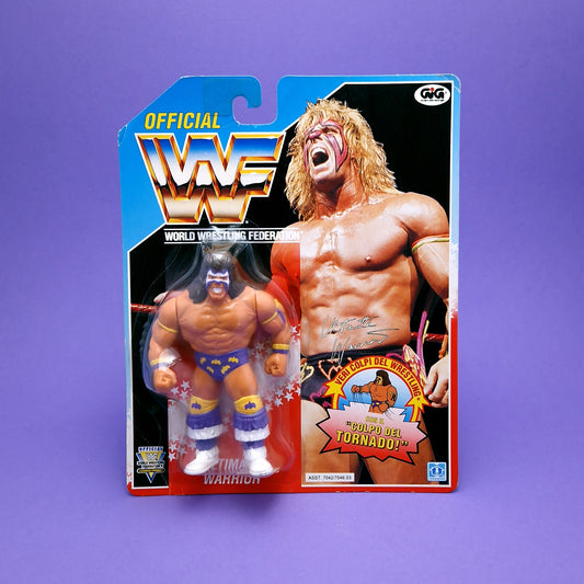 WWF HASBRO ☆ ULTIMATE WARRIROR Vintage Figure ☆ GIGI MOC Original 90s Carded Sealed Series 3