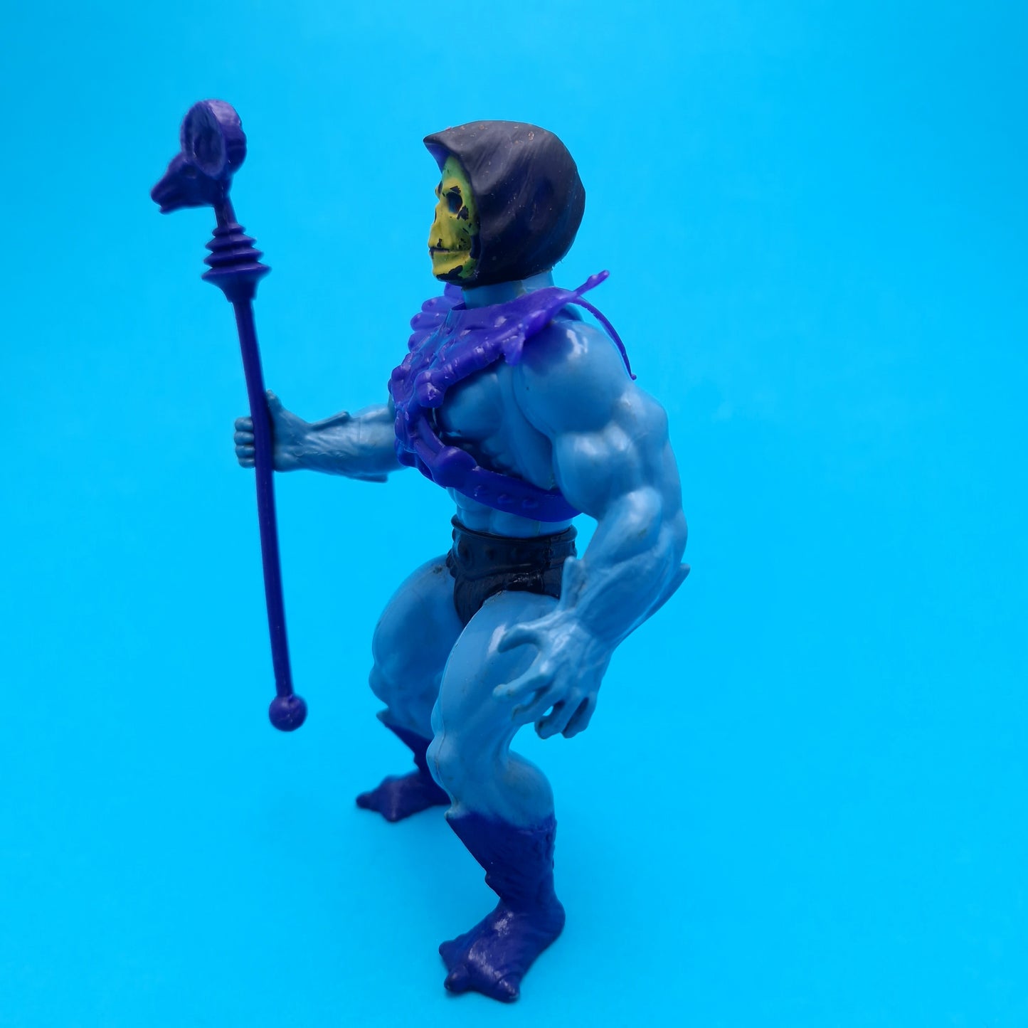 MASTERS OF THE UNIVERSE ☆ SKELETOR FRANCE Vintage Figure ☆ MOTU Loose 80s Mattel