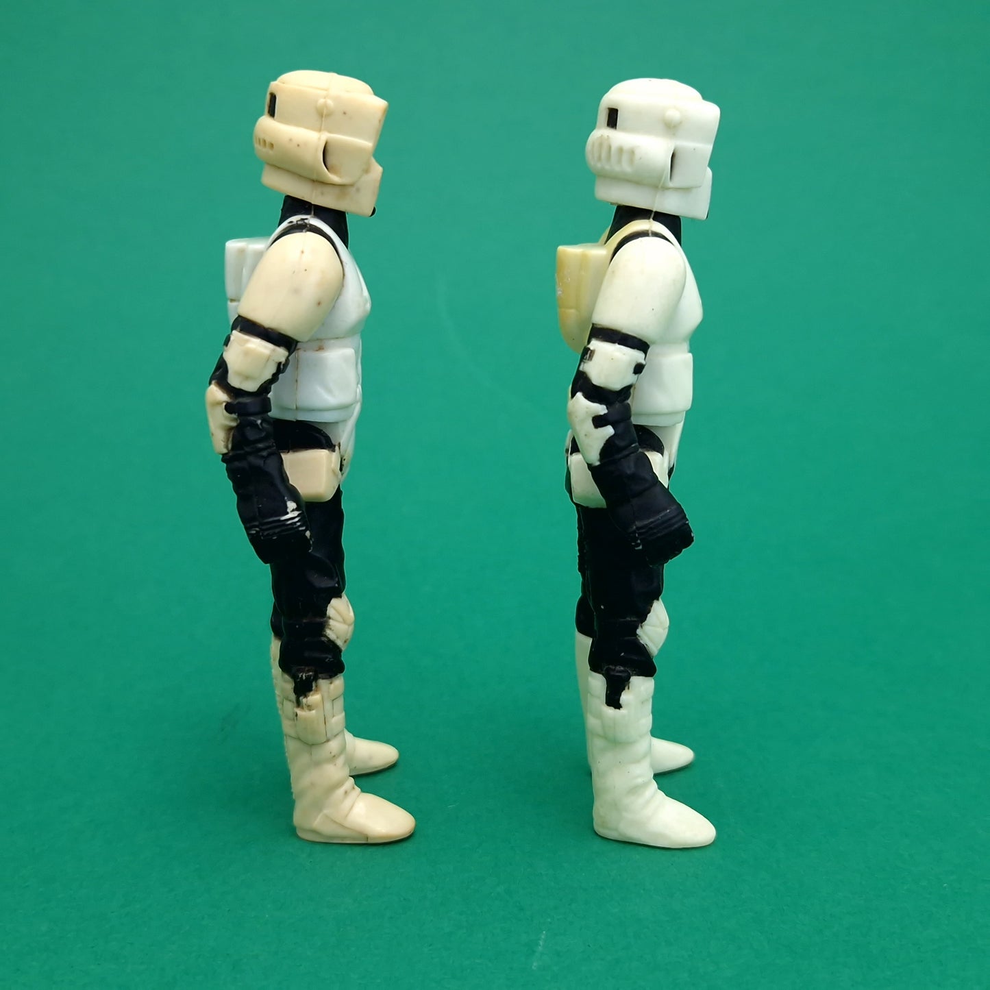 STAR WARS ☆ BIKER SCOUT x2 Vintage Action Figures  ☆ Original Kenner