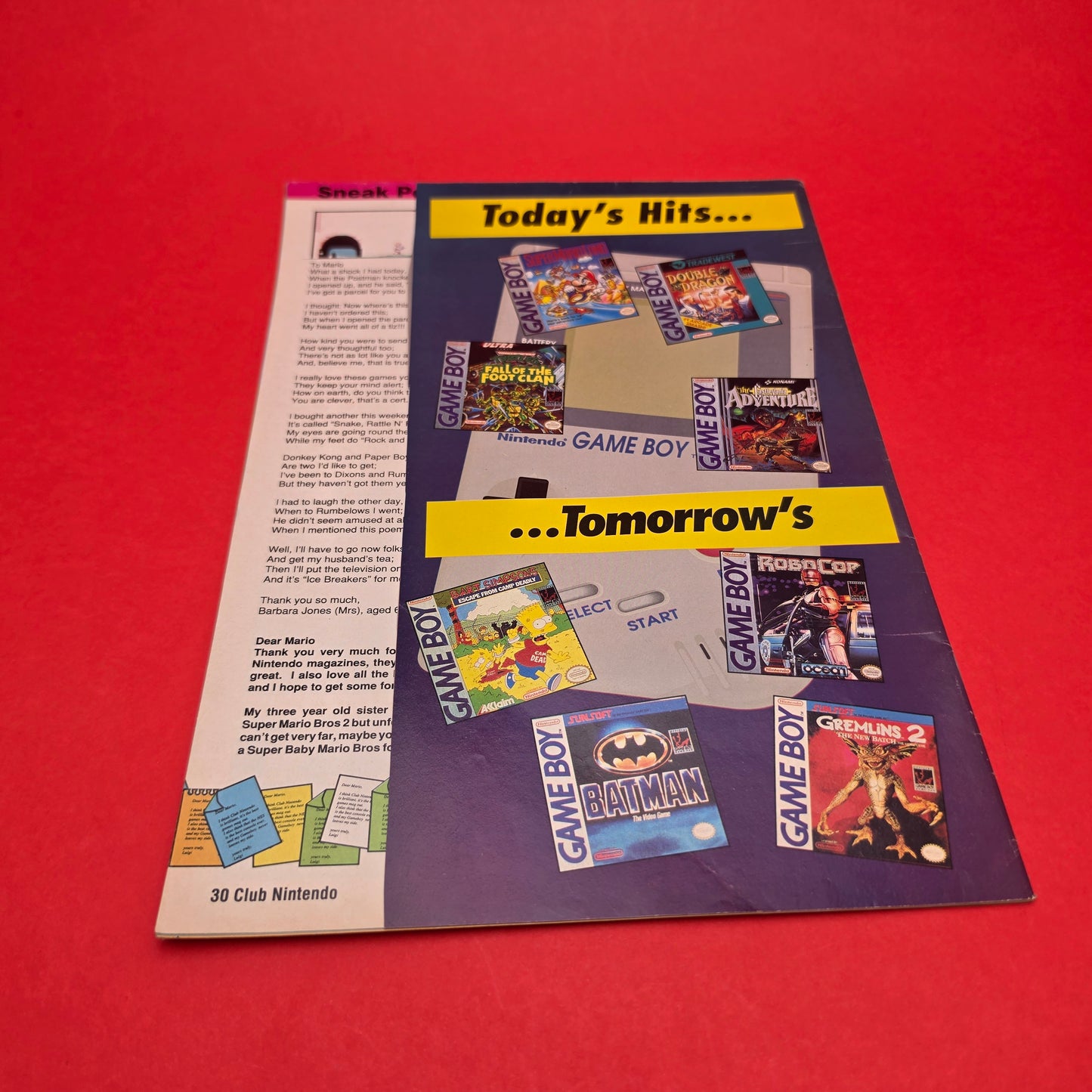 CLUB NINTENDO ☆ Vol 3 Issue 1 -6 1991  ☆ Retro Gaming Magazine NES SNES