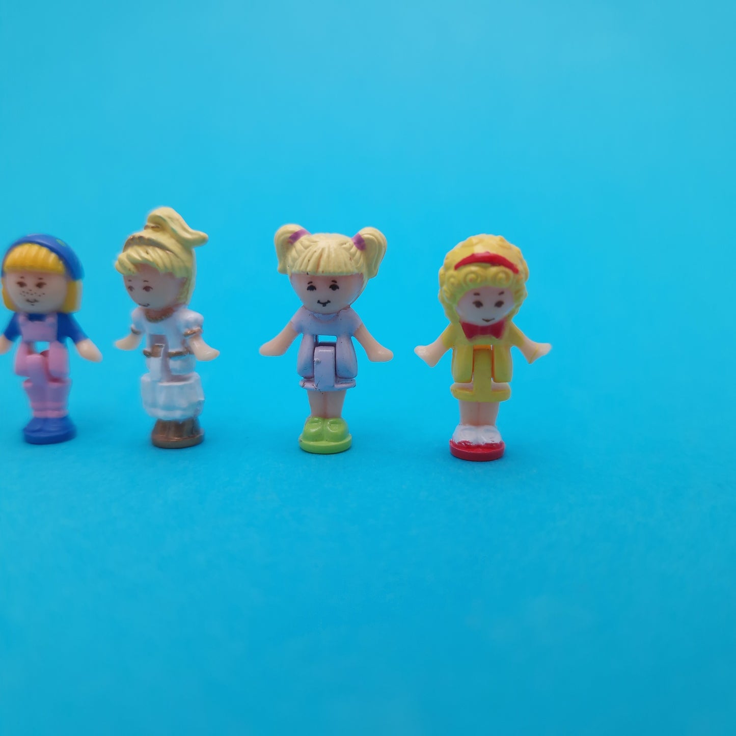 POLLY POCKET ☆ RINGS Bundle Sports Car Bed time Dress Up Vintage Figure Playset ☆ Original 1989