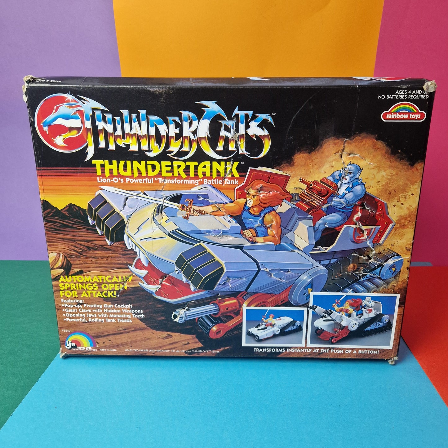 THUNDERCATS ☆ THUNDERTANK Boxed Action Figure ☆ Vintage LJN Original 80s Loose