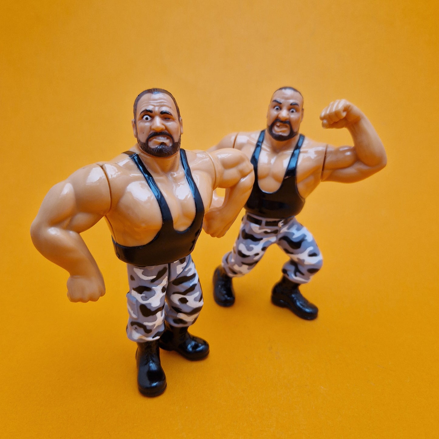 WWF HASBRO LUKE & BUTCH BUSHWACKERS Vintage Wrestling Figure ☆ Original 90s Series 2