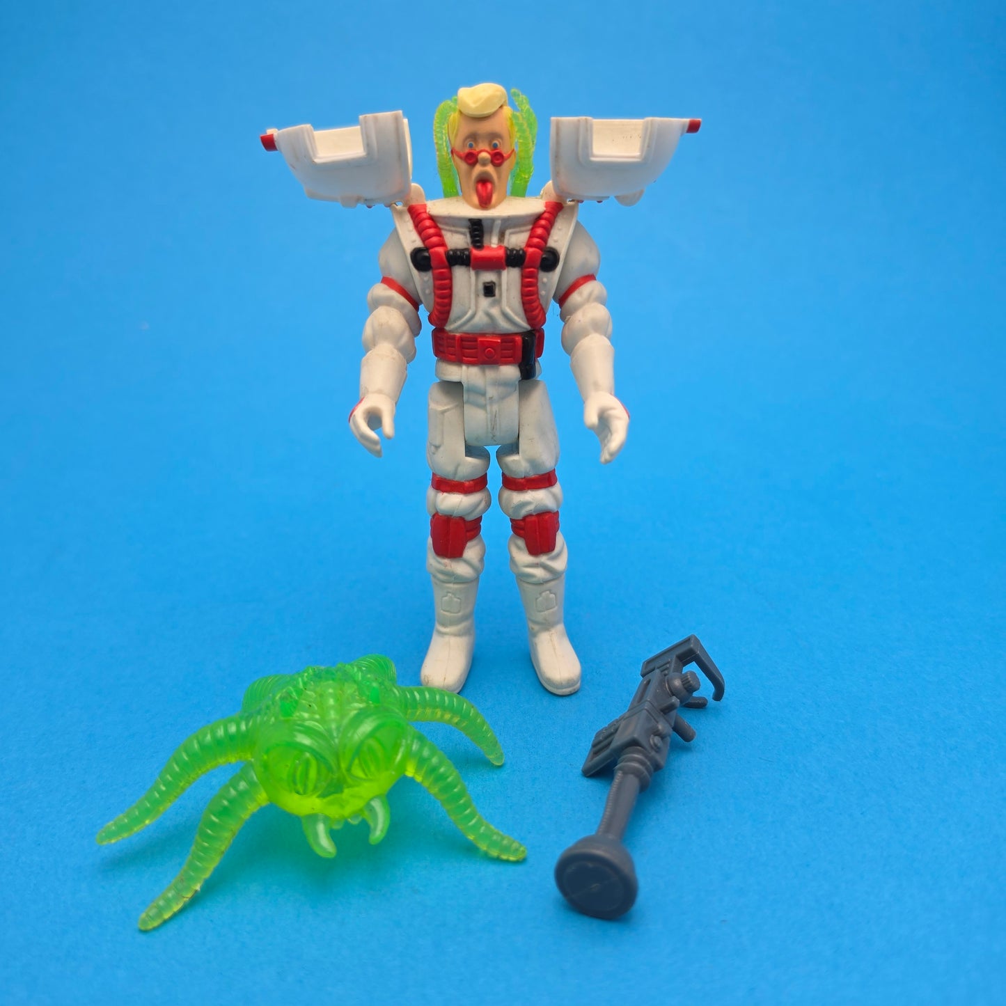 GHOSTBUSTERS ☆ EGON SUPER FRIGHT FEATURES Vintage Figure ☆ Loose 80s Kenner Complete