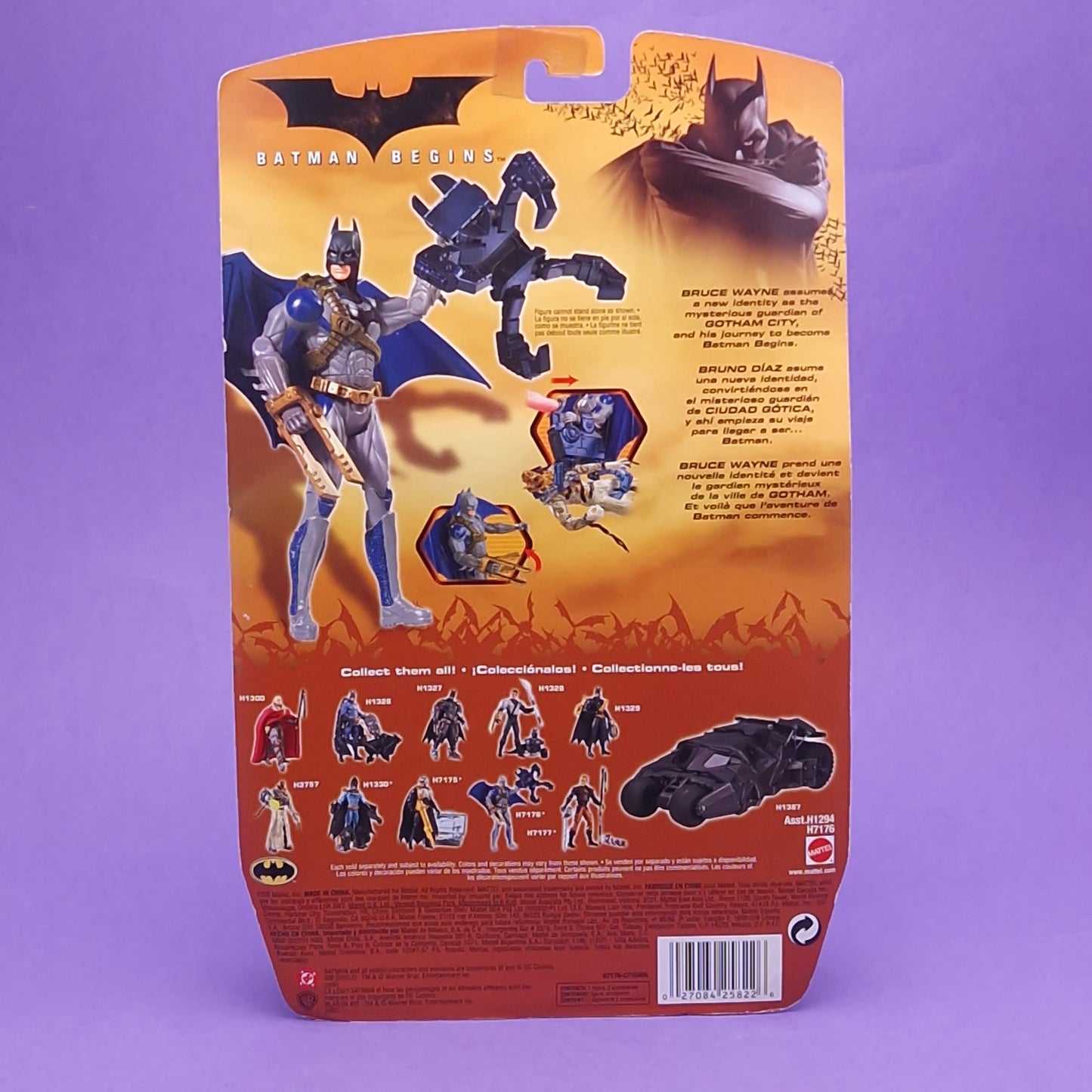 BATMAN BEGINS ☆ HOVER CLAW Action Figure ☆ BOXED Sealed Mattel 2005