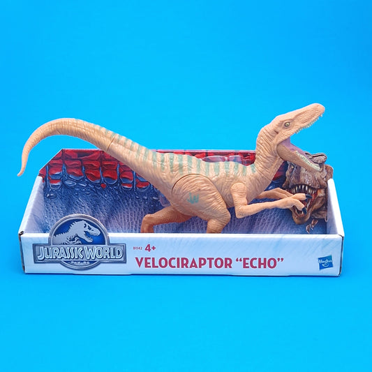 JURASIC WORLD ☆ VELOCIRAPTOR ECHO Boxed Action Figure ☆ 2015 Sealed Hasbro