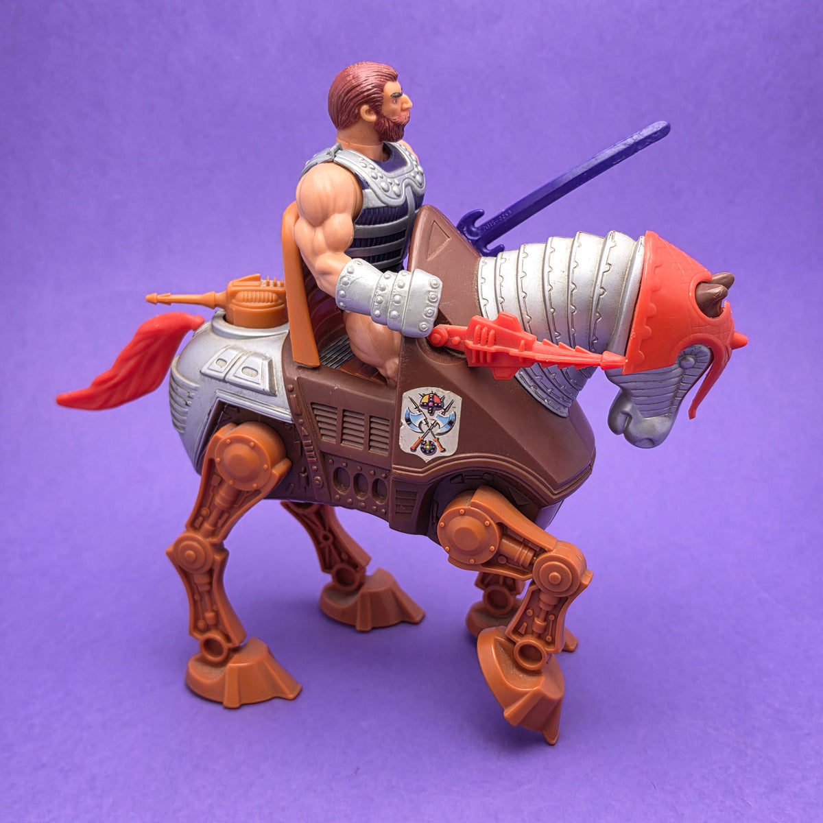 MASTERS OF THE UNIVERSE ☆ FISTO STRIDOR Vintage Figure ☆ MOTU Loose 80s Mattel