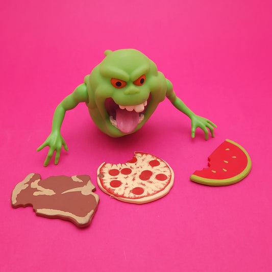 GHOSTBUSTERS ☆ GREEN GHOST SLIMER Food Vintage Figure ☆ Loose 80s Kenner Original