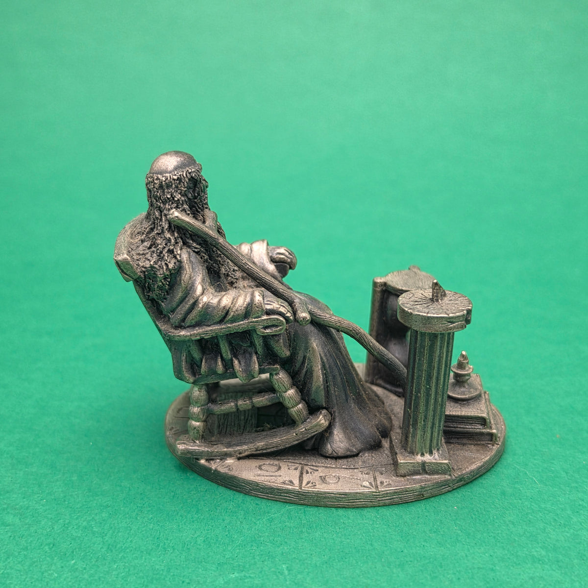 MYTH AND MAGIC ☆ OLD FATHER TIME Statue Metal Figure ☆ Loose Mark Locker
