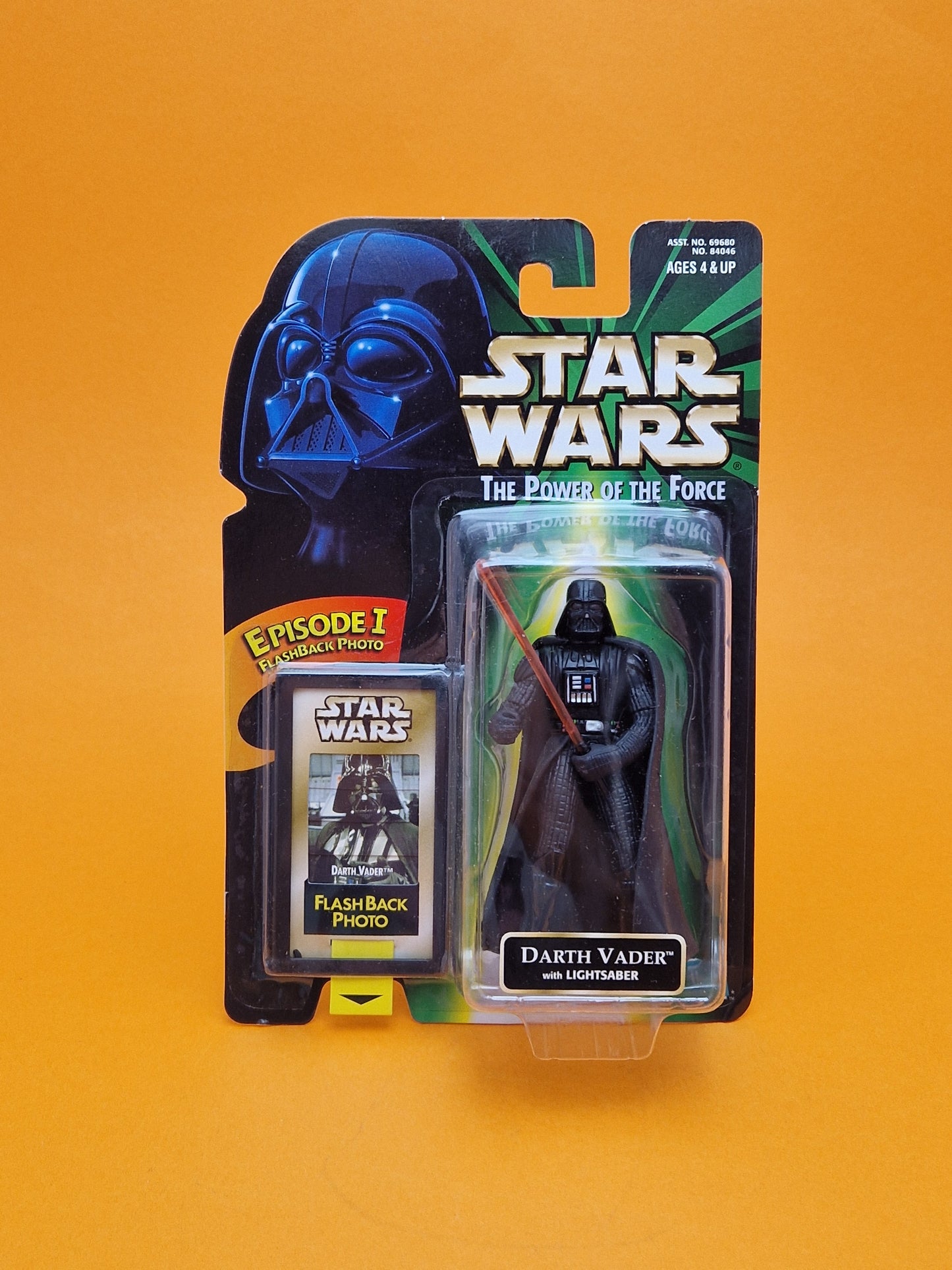 STAR WARS POTF ☆ Flash Back DARTH VADER Figure ☆ MOC Sealed Carded Kenner Power of the Force