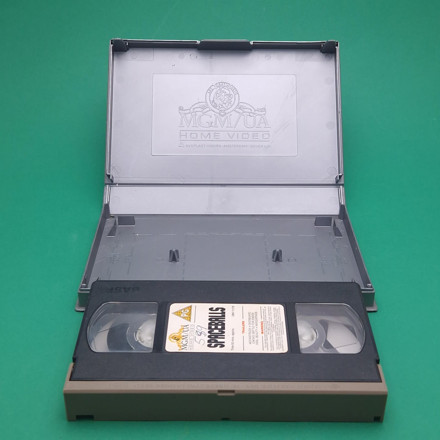 VHS Video ☆ SPACEBALLS Case Tape Cassette 1987 80s Vintage Big Box