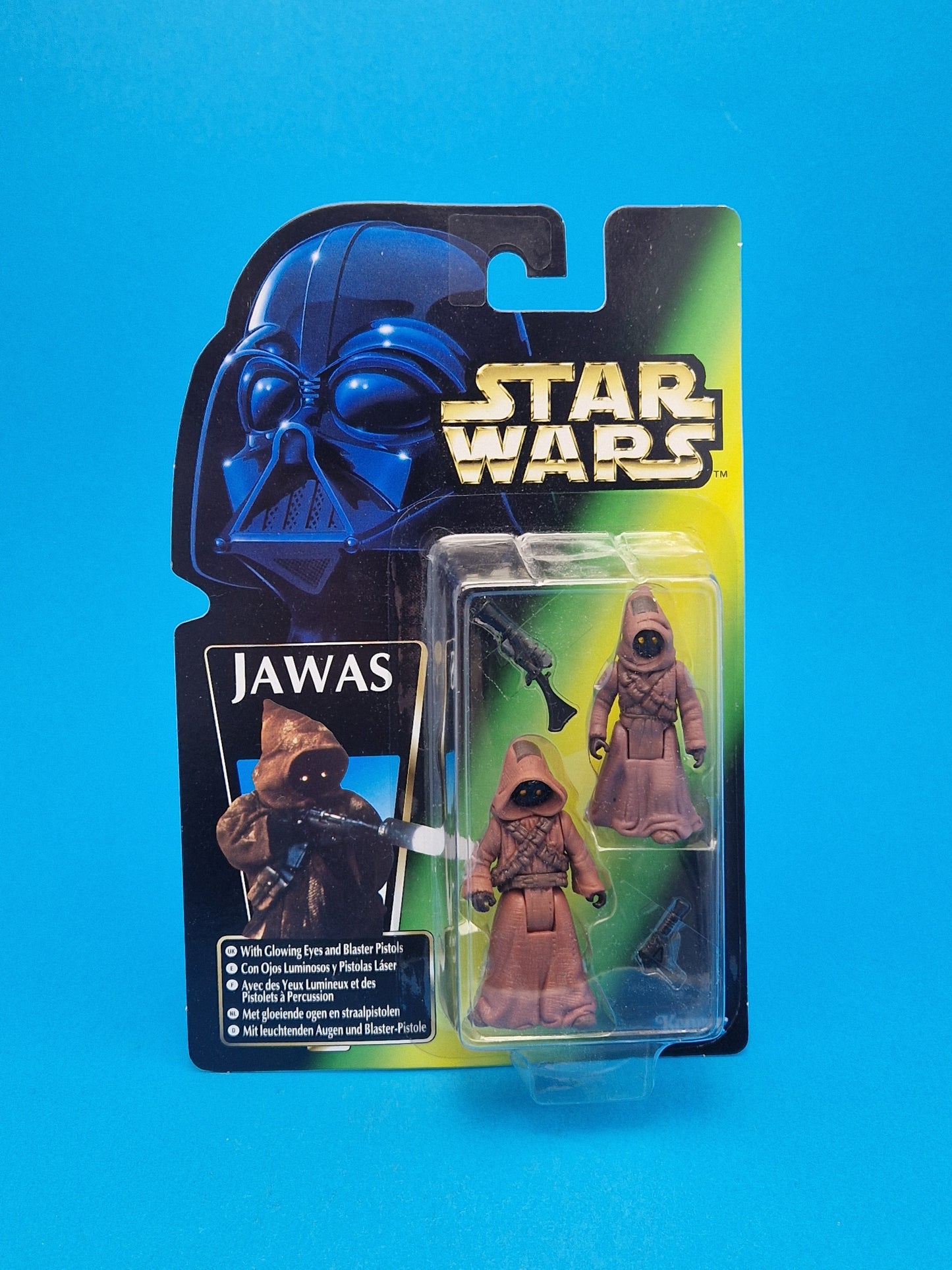 STAR WARS POTF ☆ JAWAS Figure ☆ MOC Sealed Carded Kenner Power of the Force