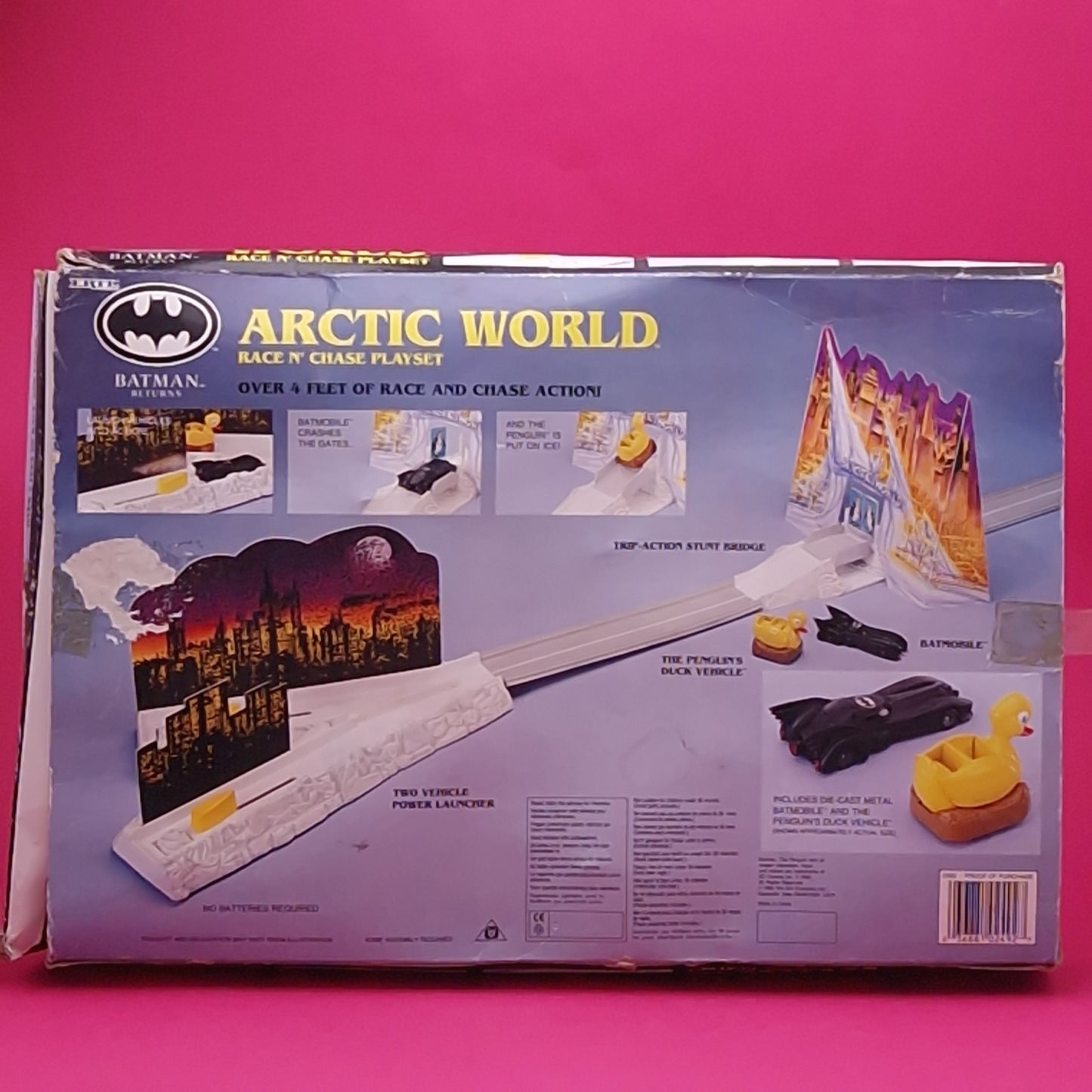 BATMAN RETURNS ☆ ARCTIC WORLD RACE N' CHASE Playset ☆ Original Boxed ERTL