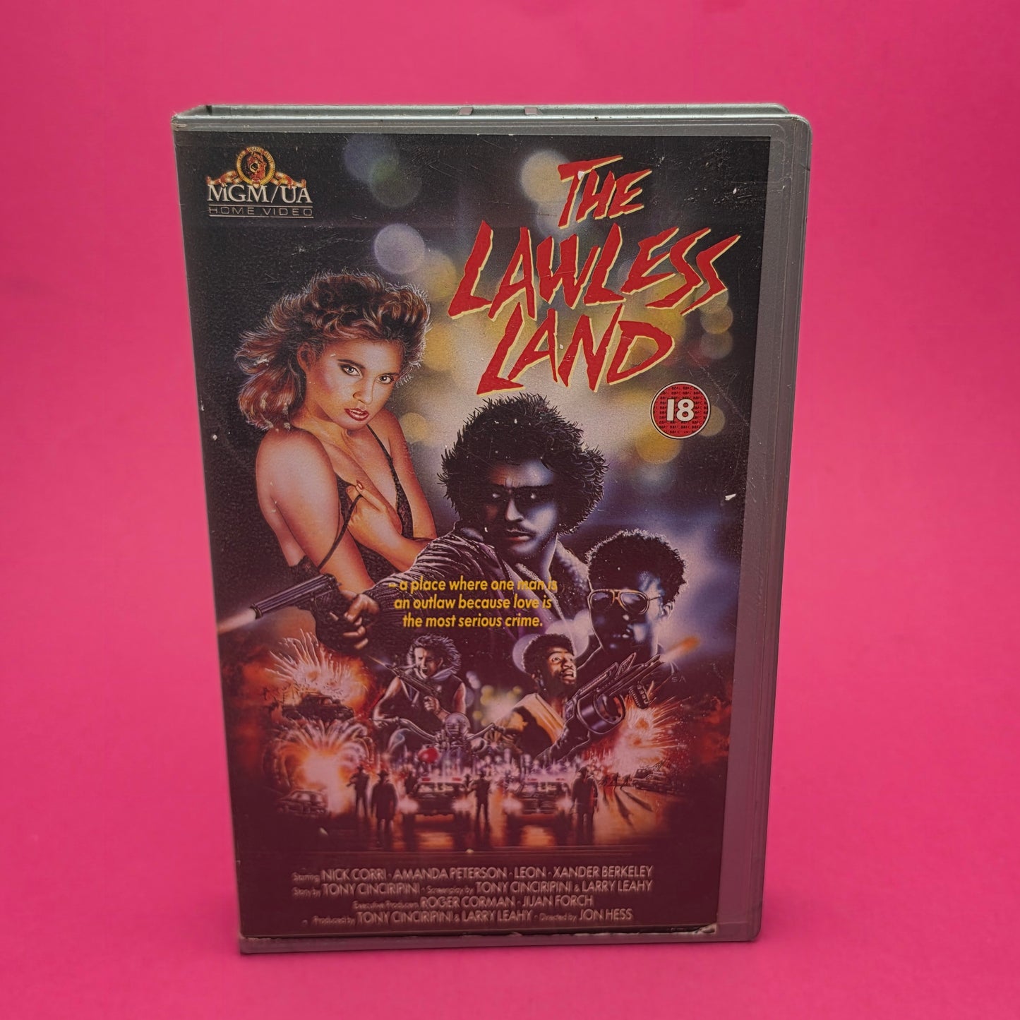 VHS Video ☆ THE LAWLESS LAND 1988 ☆ 18 Cert Big Box Ex Rental Vintage MGM UK