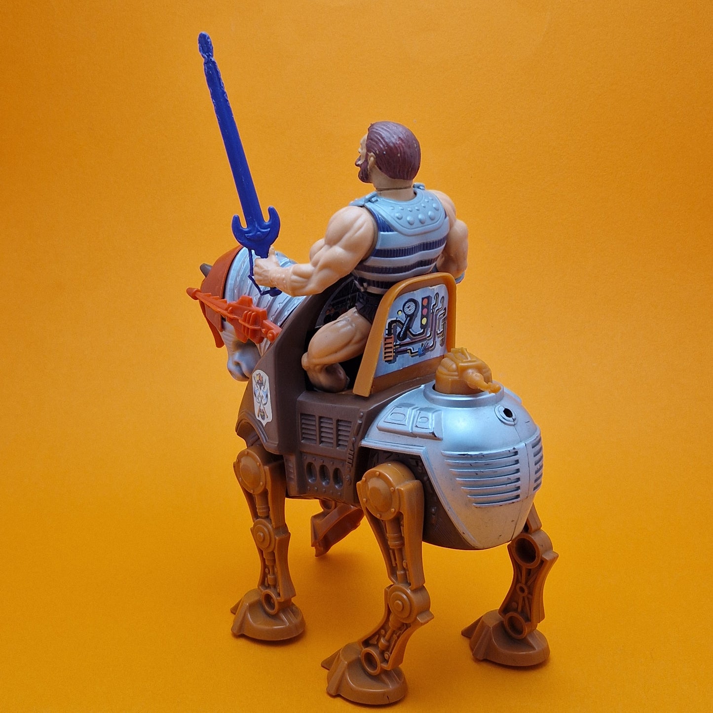 MASTERS OF THE UNIVERSE ☆ FISTO STRIDOR Vintage Figure ☆ MOTU Loose 80s Mattel