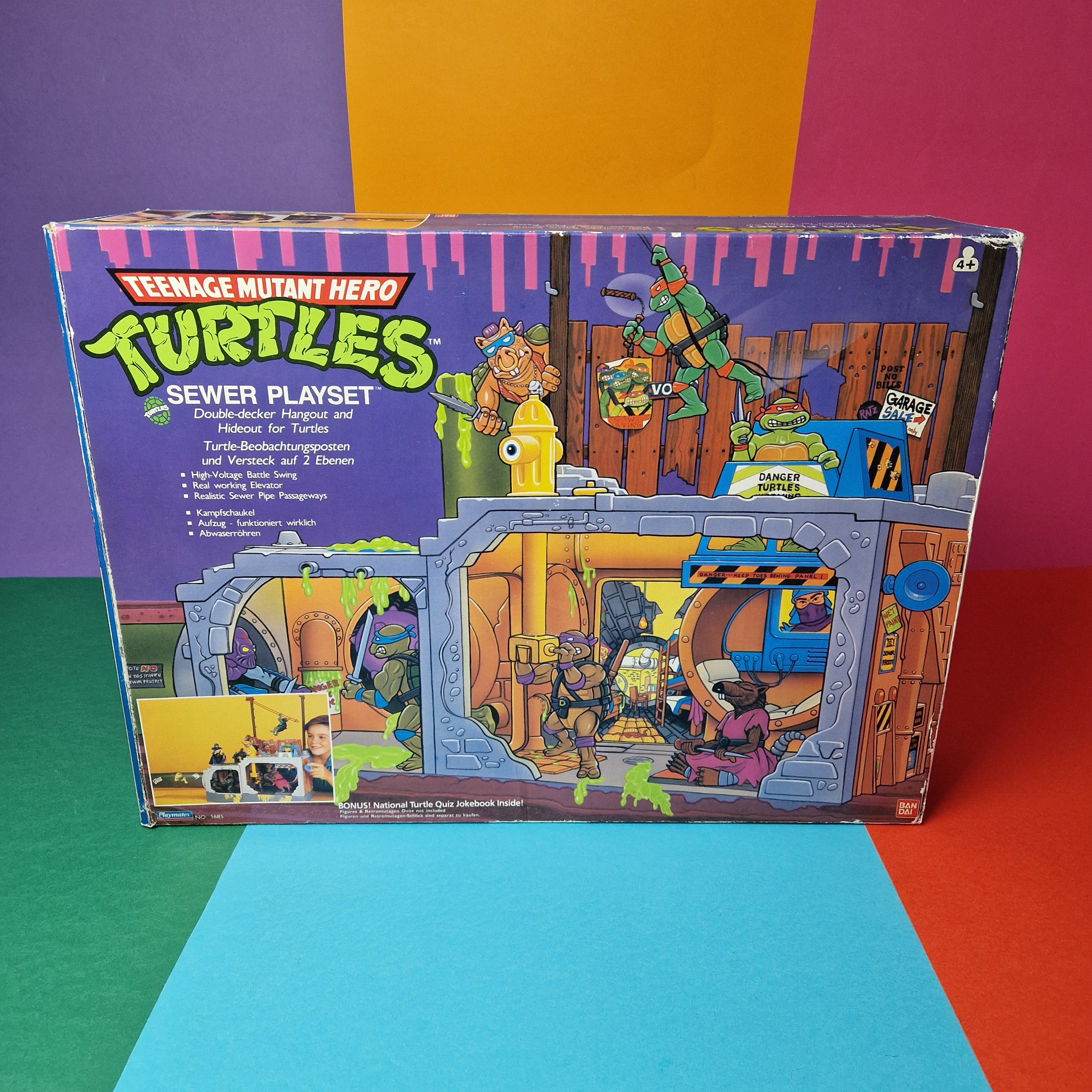 Rise of the teenage mutant ninja turtles sewer lair playset on sale