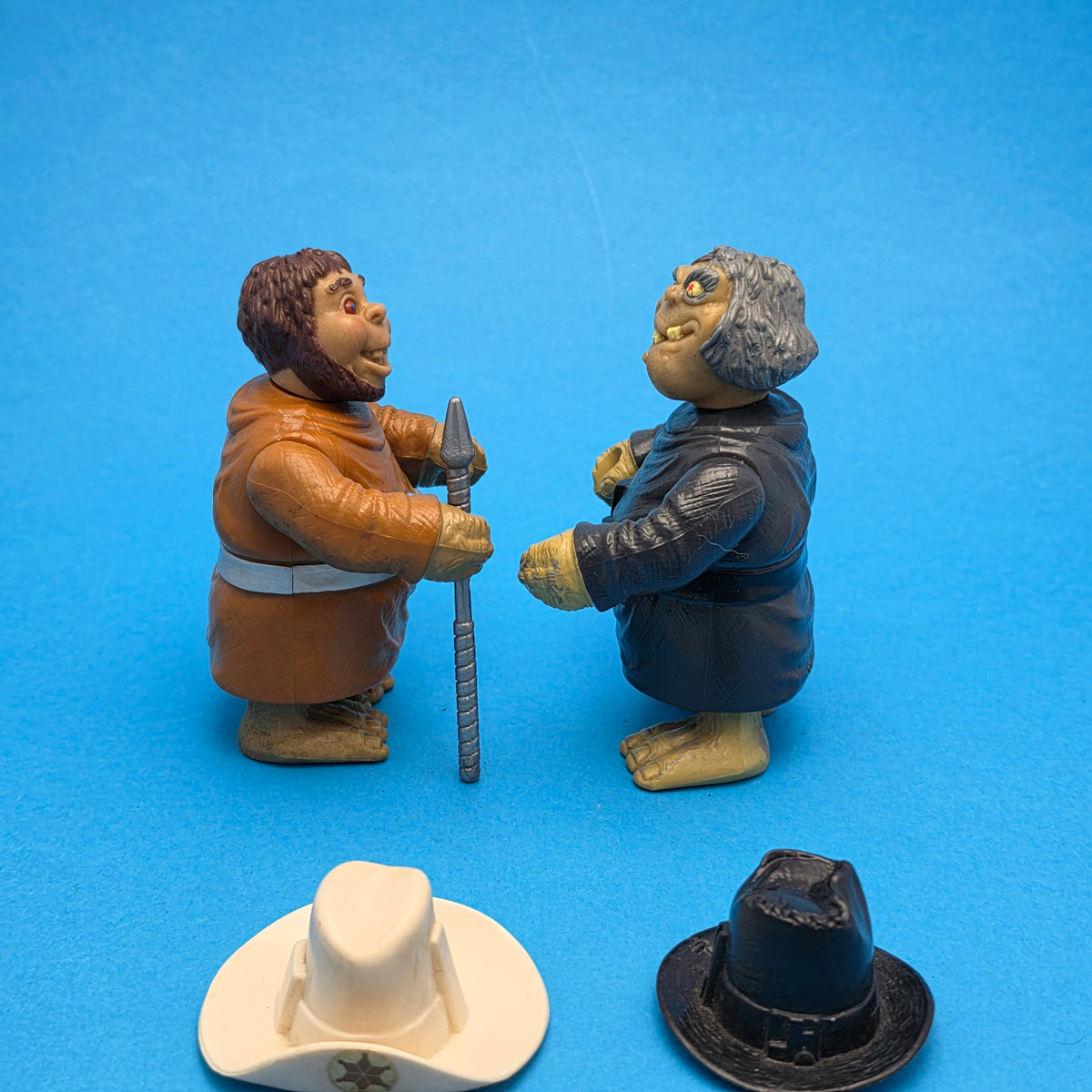 BRAVESTARR ☆ FUZZ & SKUZZ Figure ☆ Vintage Mattel Original 80s Loose