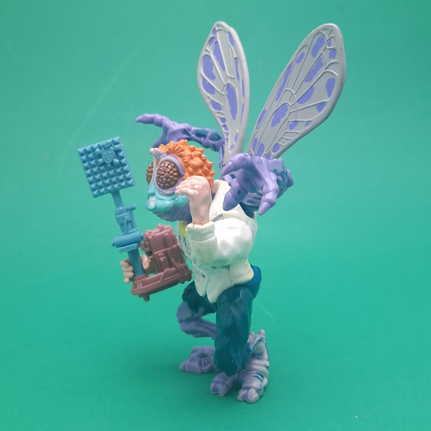 TEENAGE MUTANT NINJA TURTLES ☆ BAXTER STOCKMAN Vintage Action Figure ☆ Loose Complete