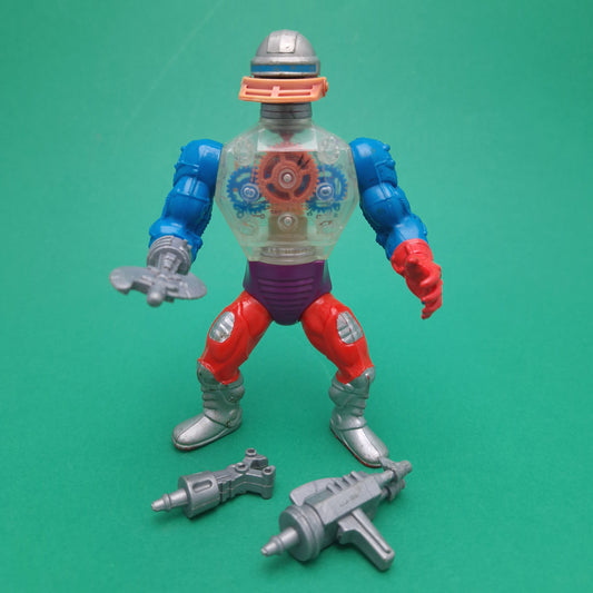 MASTERS OF THE UNIVERSE ☆ ROBOTO Vintage Figure ☆ MOTU Loose 80s Mattel Original Complete