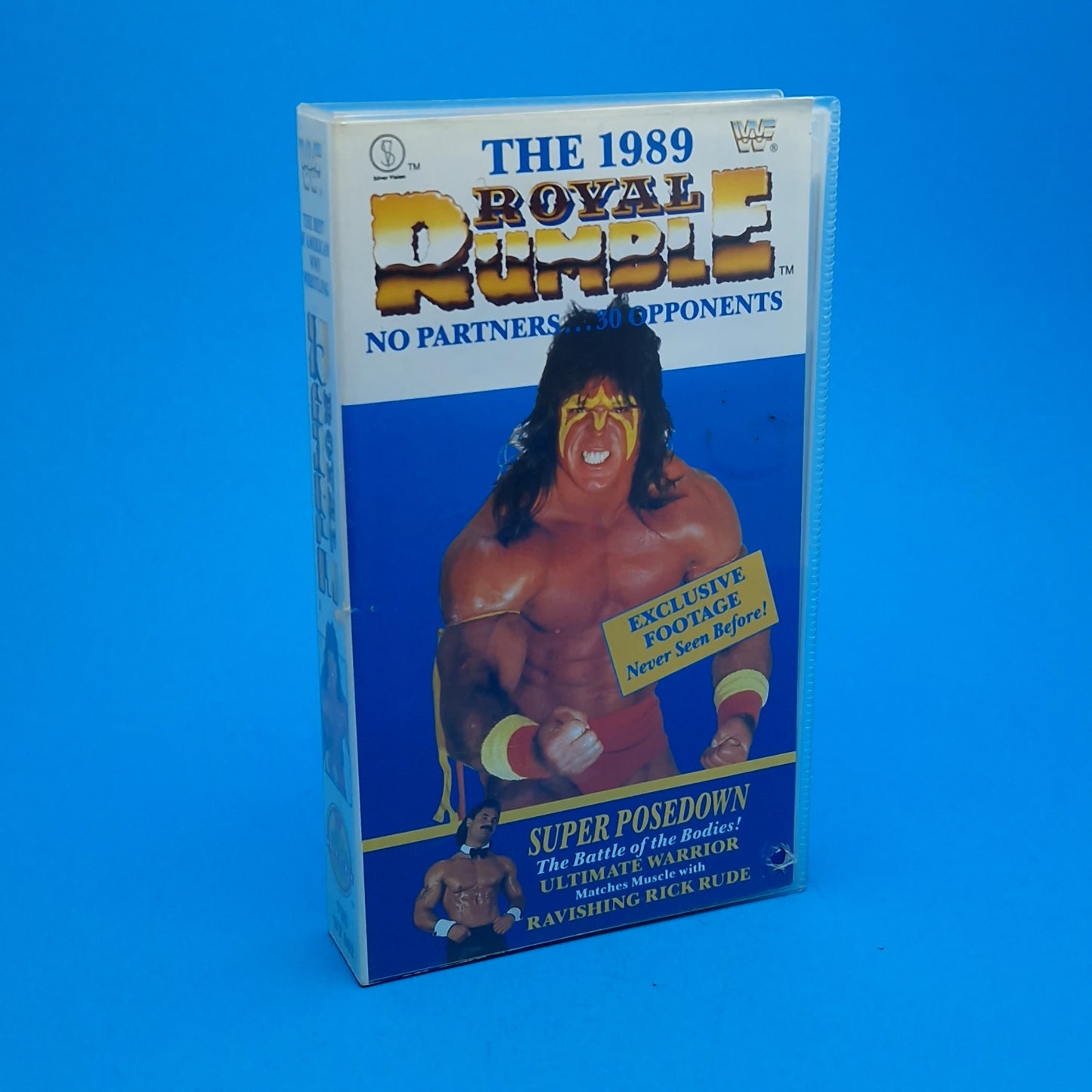 VHS Video ☆ WWF ROYAL RUMBLE 89 90 91 92 93 UK Tape Cassette ☆ Silver Vision Vintage PG