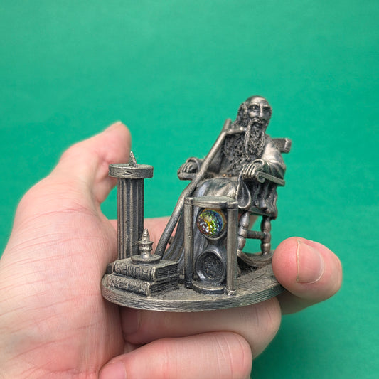 MYTH AND MAGIC ☆ OLD FATHER TIME Statue Metal Figure ☆ Loose Mark Locker