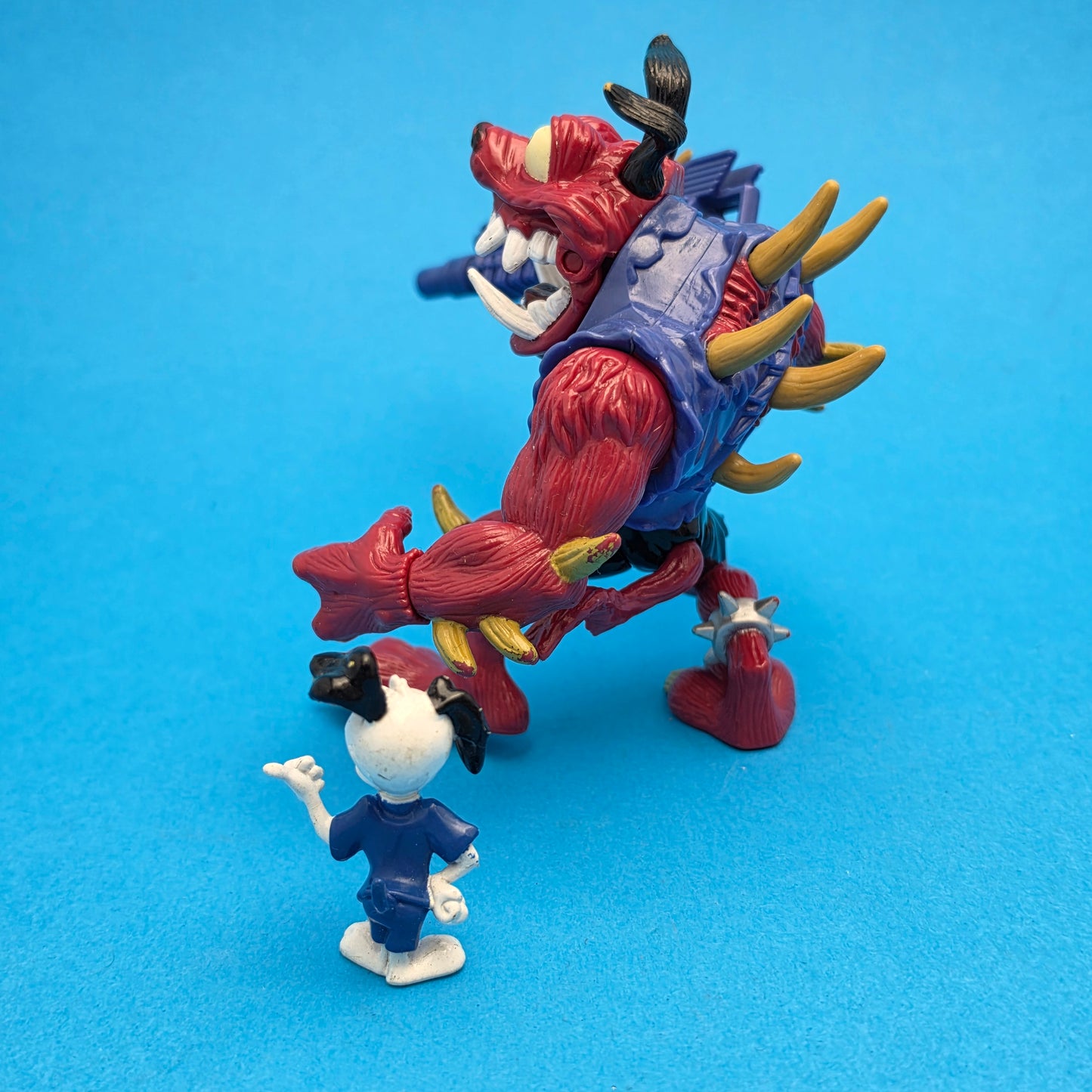 EARTHWORM JIM ☆ PETER PUPPY POCKET ROCKET SHIP Vintage Action Figures ☆ Loose Playmates