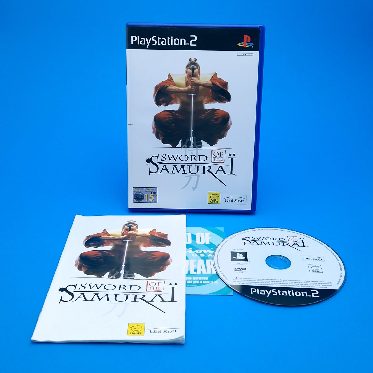 PLAYSTATION 2 ☆ SWORD OF THE SAMURAI ☆ Vintage Retro Game Boxed & Manual PAL PS2