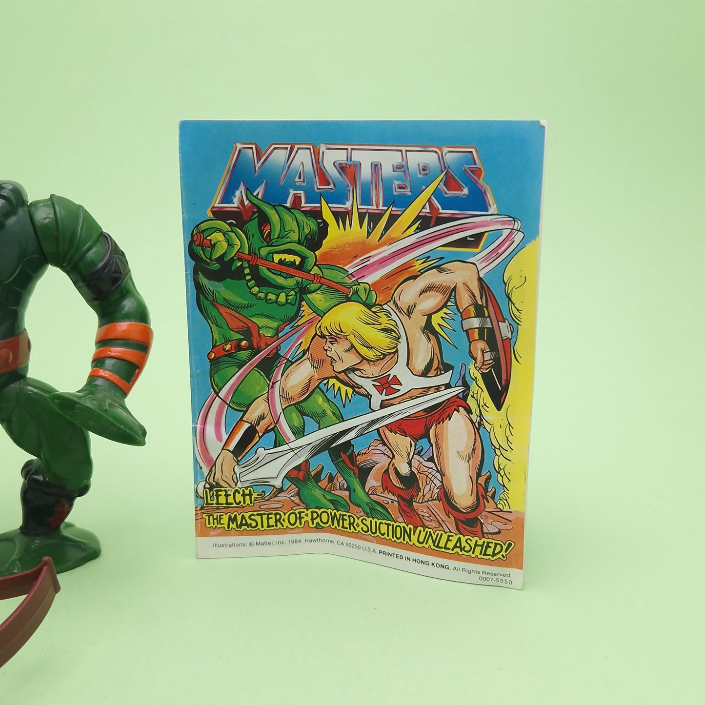 MASTERS OF THE UNIVERSE ☆ LEECH CROWSBOW Vintage Figure ☆ MOTU Loose 80s Mattel Original